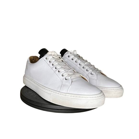 ***SOLD*** Thursday Boot Co. Premier Low Top White Leather Sneakers Size 11.5 - Picture 3 of 6